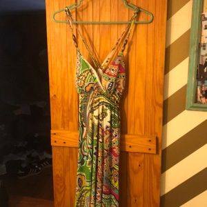 Bright Paisley Maxi Dress
